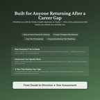 Career Comeback Profile — who this workbook is for