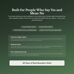 Boundaries Workbook & 40-Day Guide — who this workbook is for