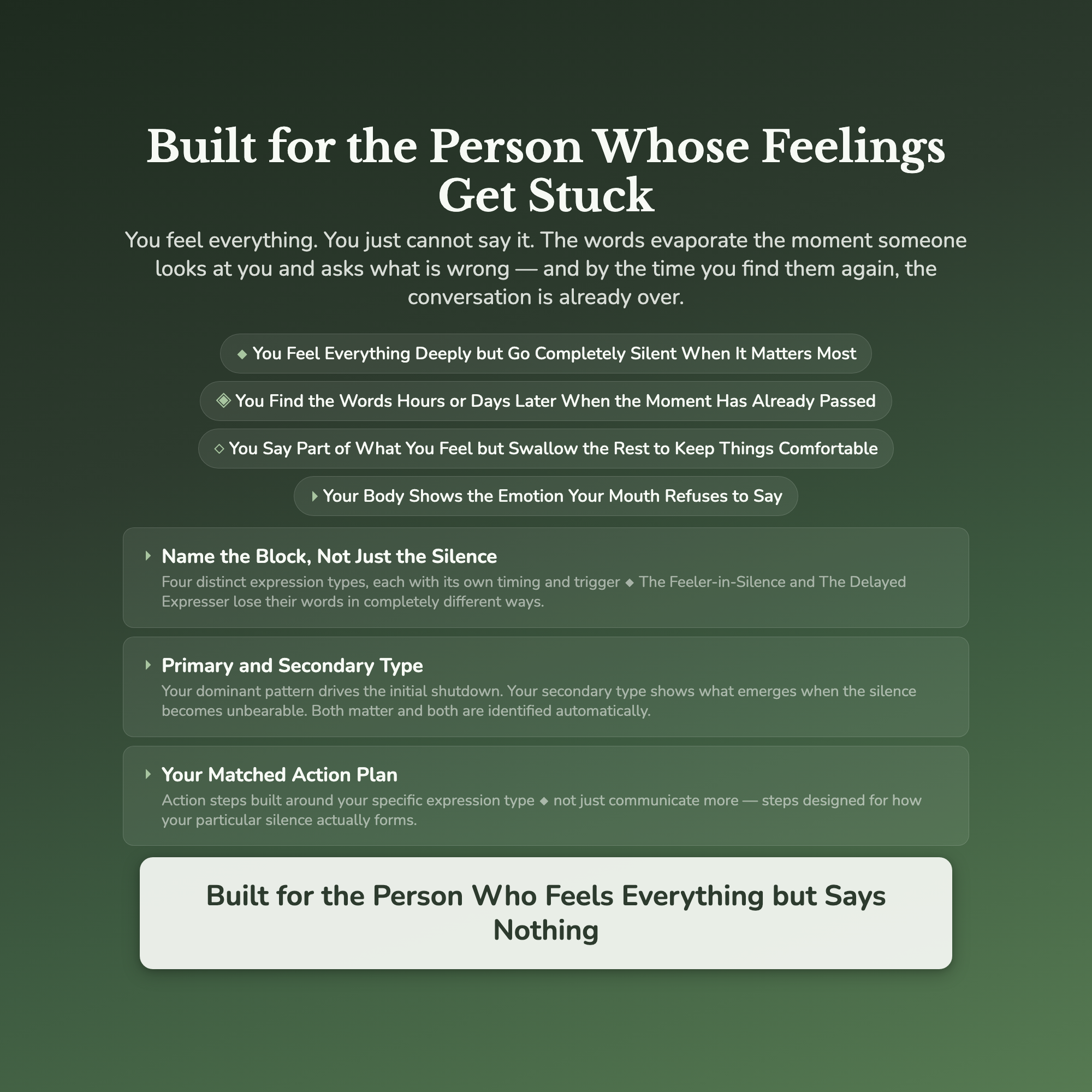 Emotional Expression Profile — who this workbook is for