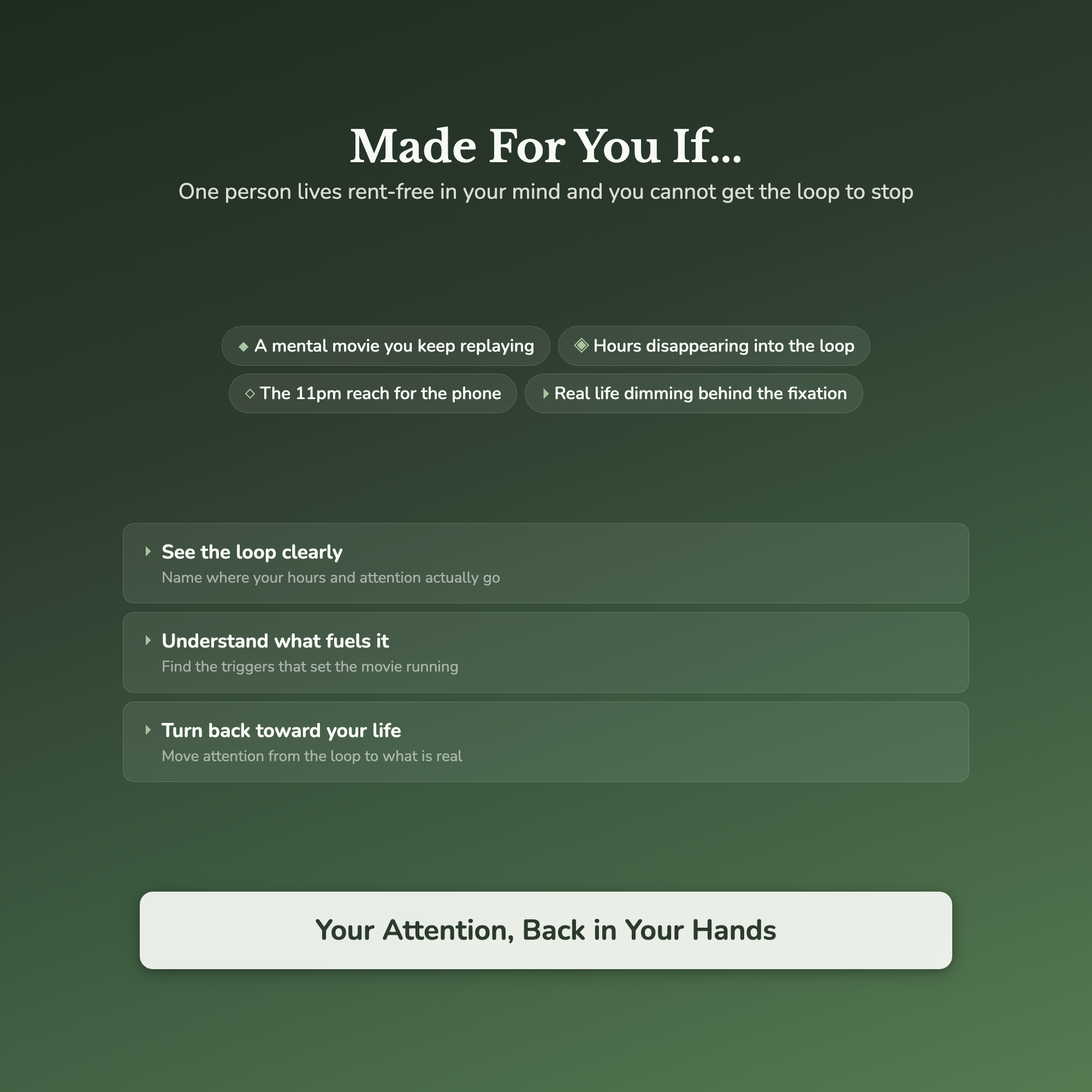 Limerence Workbook & 40-Day Journal – Let Go of the Loop – Interactive Digital Guide