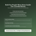 Loneliness Quiz — who this workbook is for