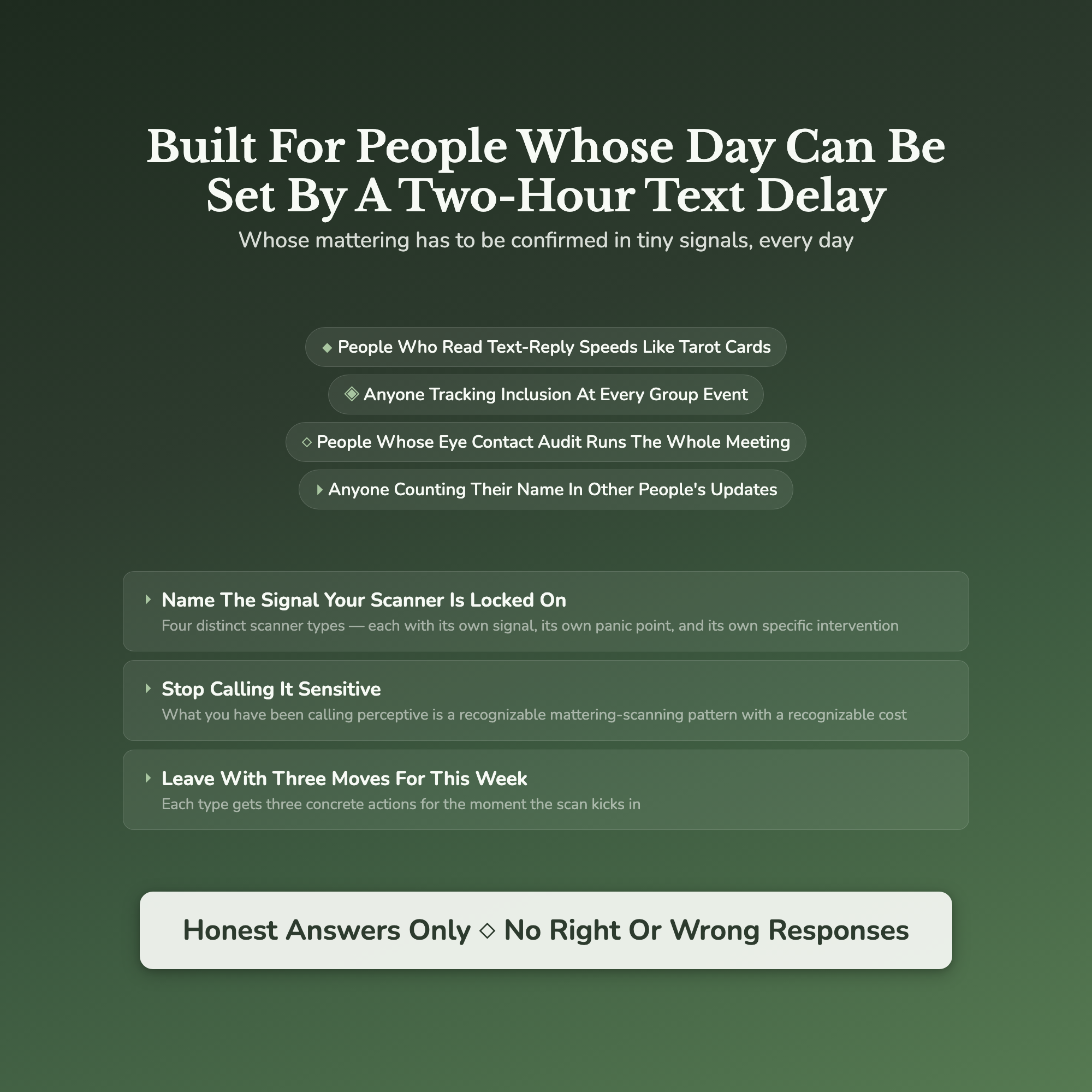 Overthinking Quiz — who this workbook is for