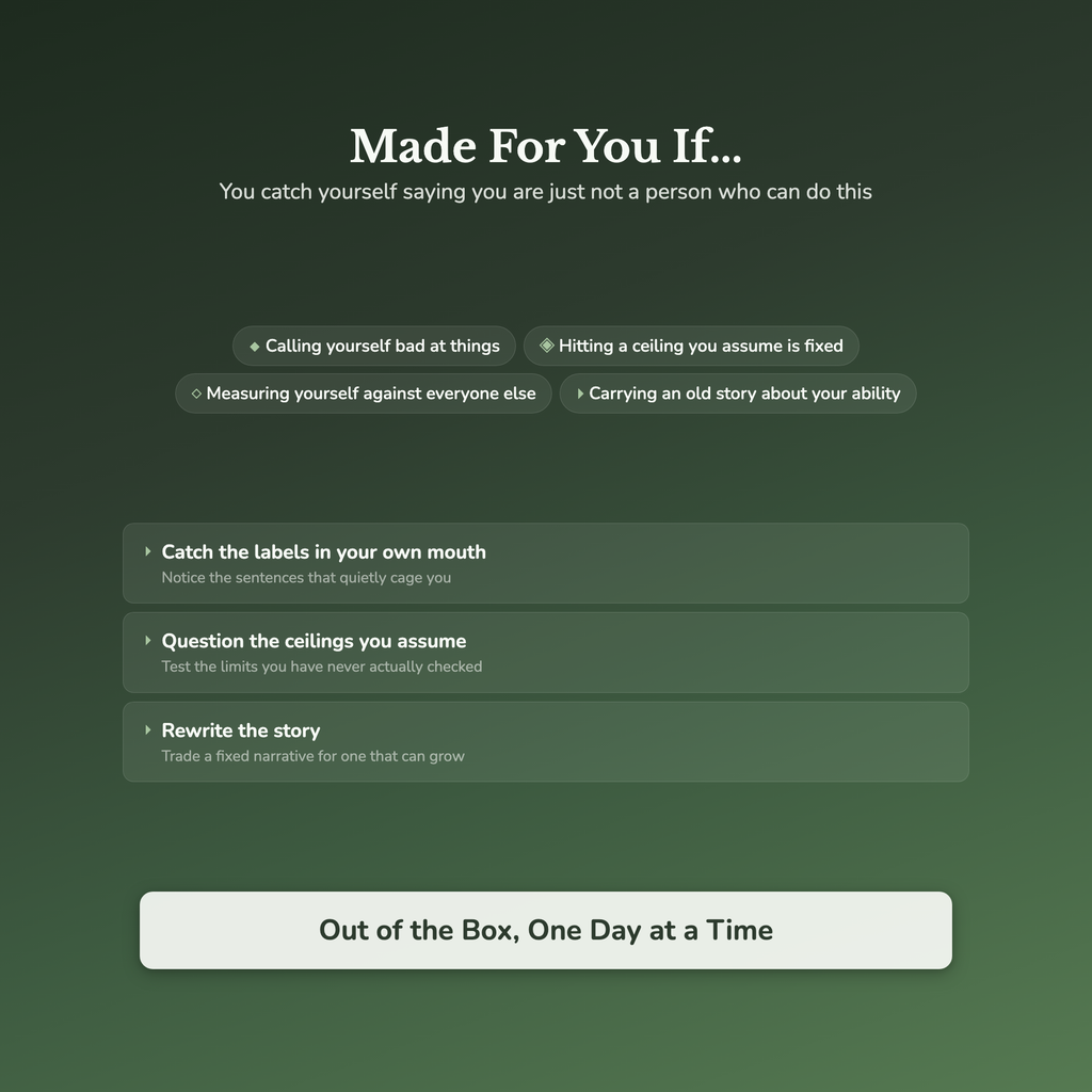 Limiting Beliefs Workbook & 40-Day Journal – Growth Mindset – Interactive Digital Guide
