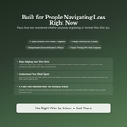 Grief Navigation Profile — who this workbook is for