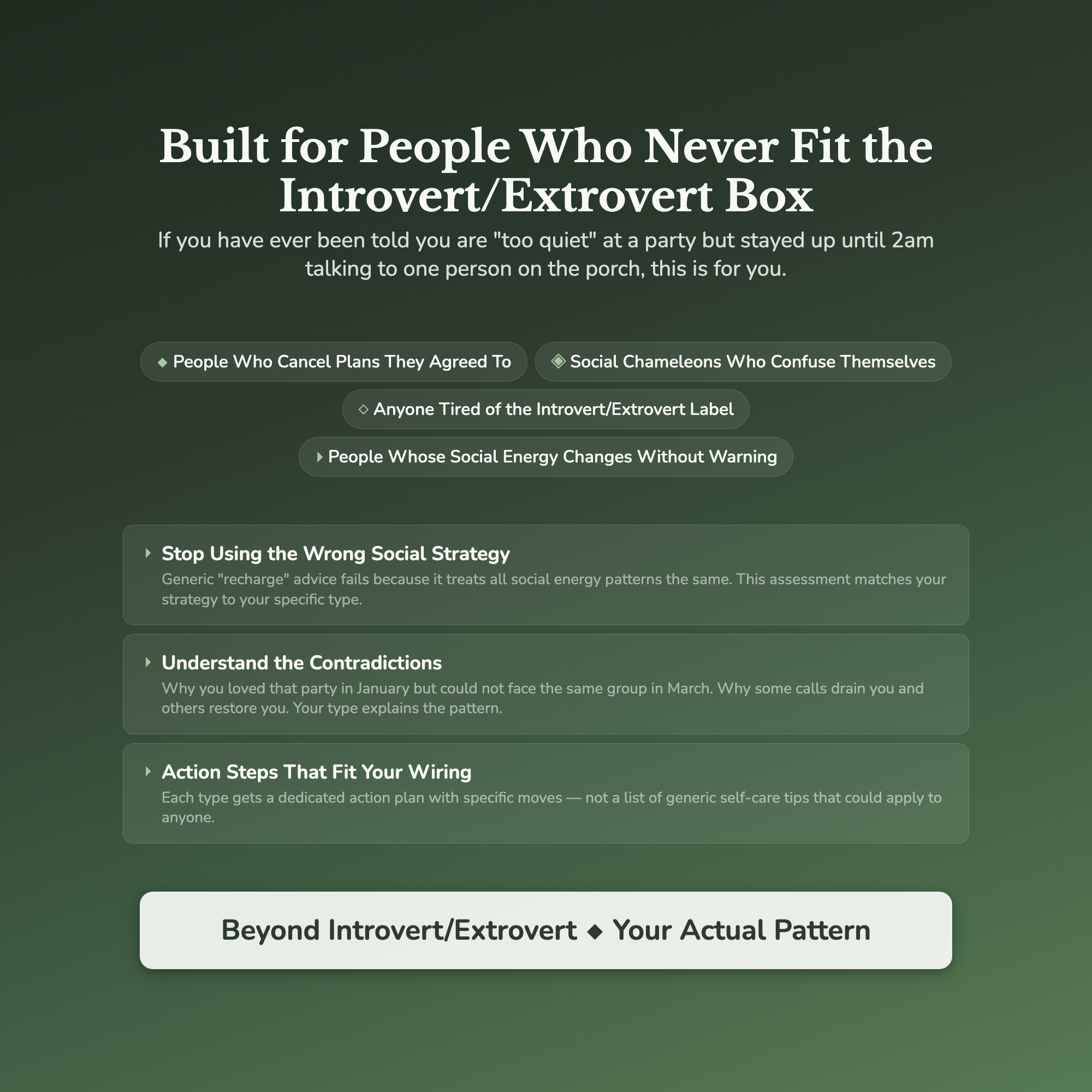 Social Battery Profile — who this workbook is for