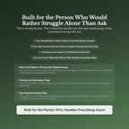 Help-Seeking Profile — who this workbook is for