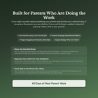 Parenting Workbook & 40-Day Guide — who this workbook is for