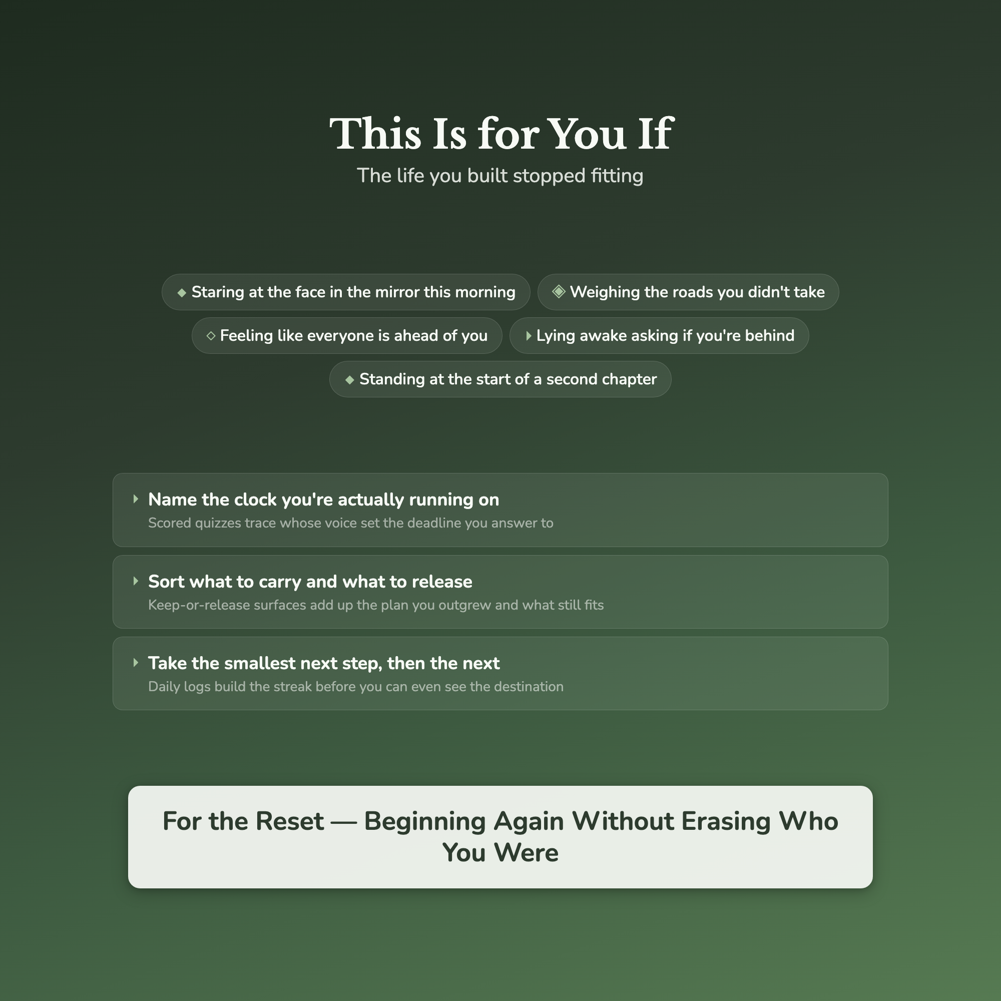 Midlife Crisis Worksheets – Starting Over, Second Chapter, Reinvention – Interactive Worksheets Bundle