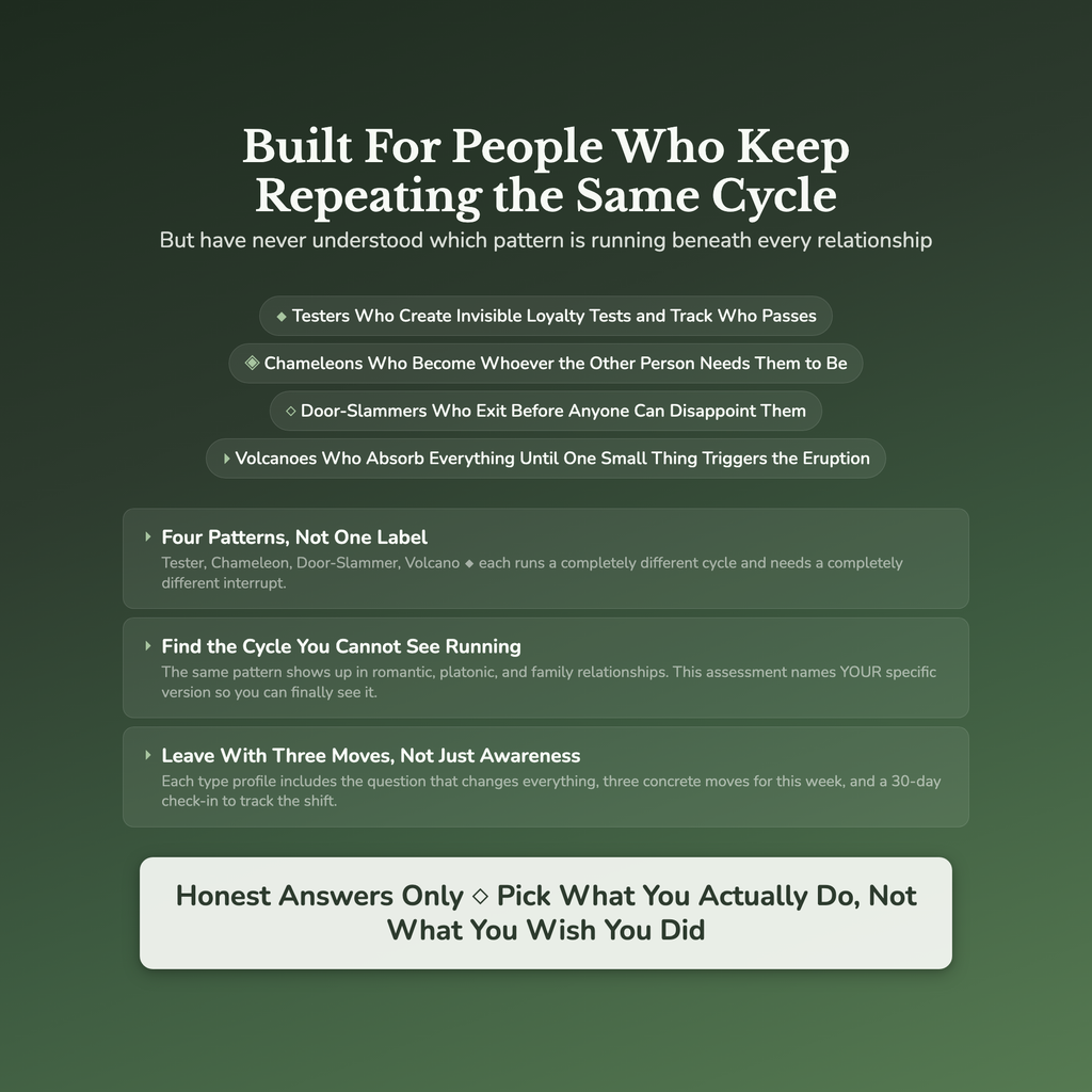 Relationship Pattern Profile — who this workbook is for