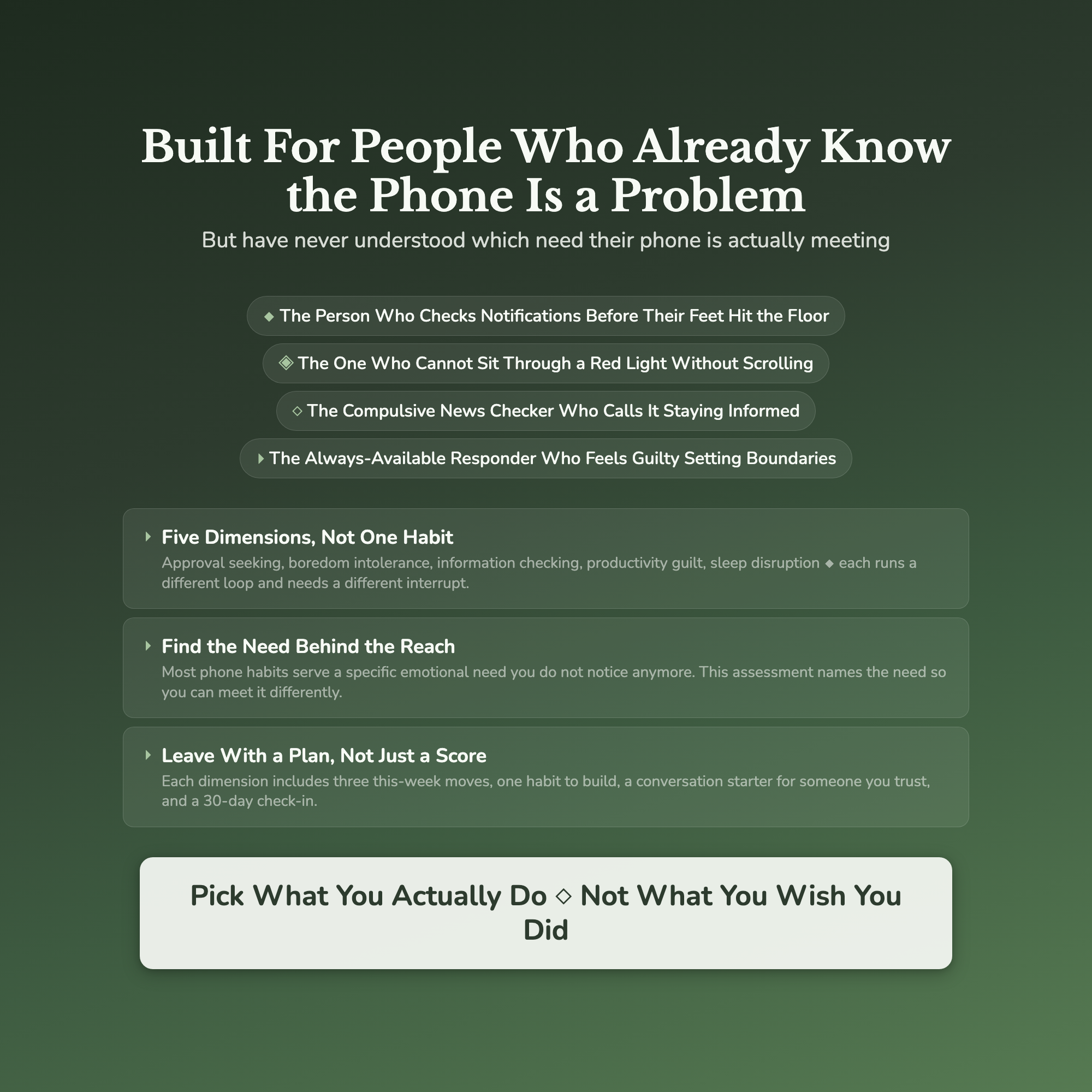 Screen Habit Profile — who this workbook is for