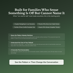 Family Communication Profile — who this workbook is for