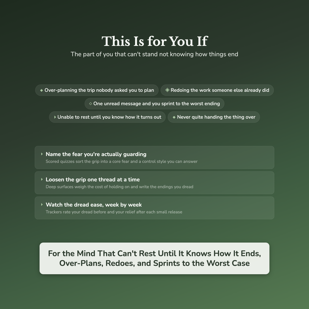 Control & Certainty Worksheets – Letting Go of Control, Uncertainty, Overplanning – Interactive Worksheets Bundle