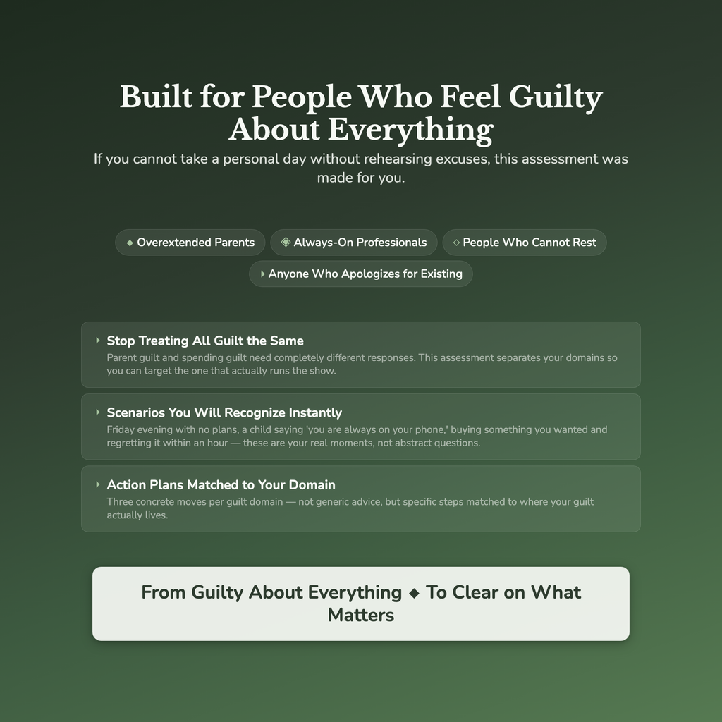 Guilt Type Profile — who this workbook is for