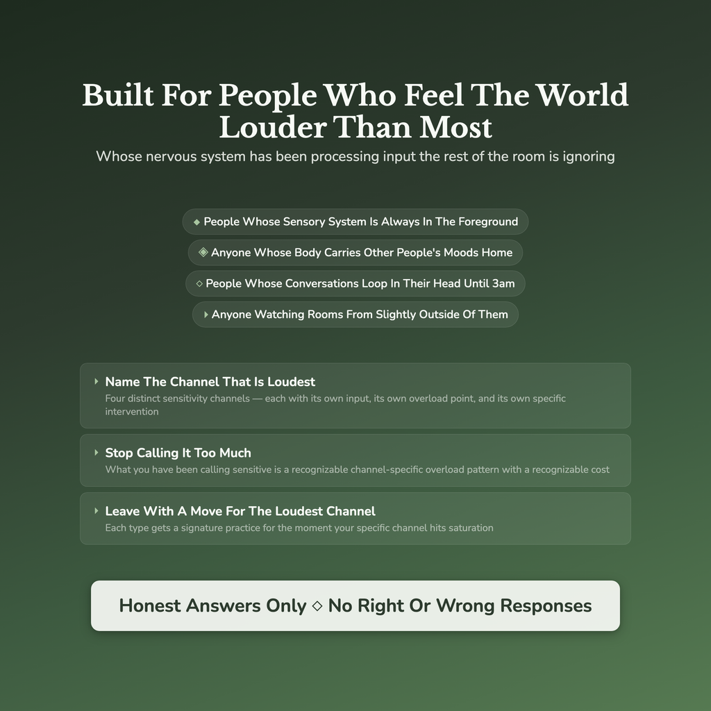 Highly Sensitive Person Quiz — who this workbook is for