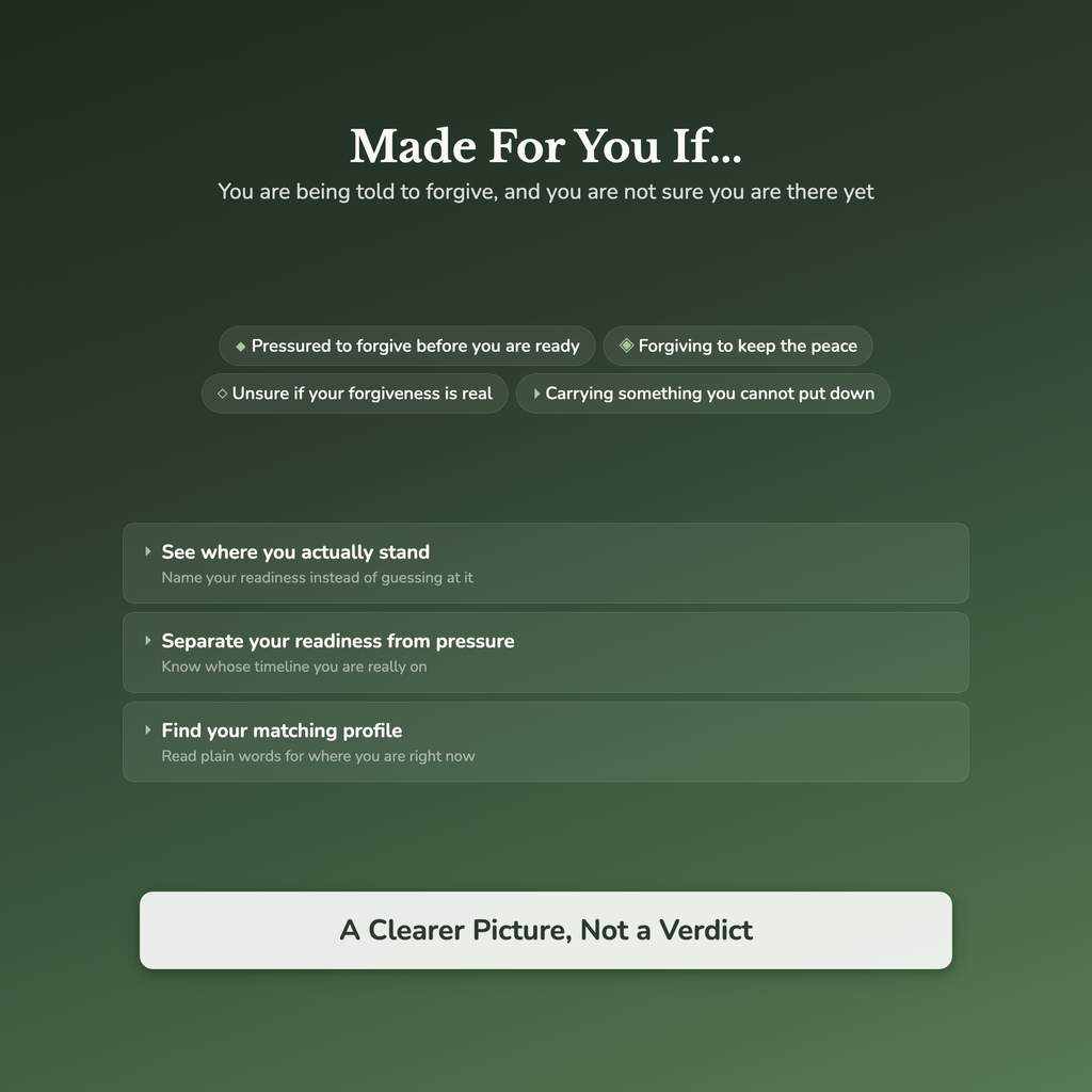 Forgiveness Quiz & Workbook – Am I Actually Ready to Forgive – Interactive Self-Assessment