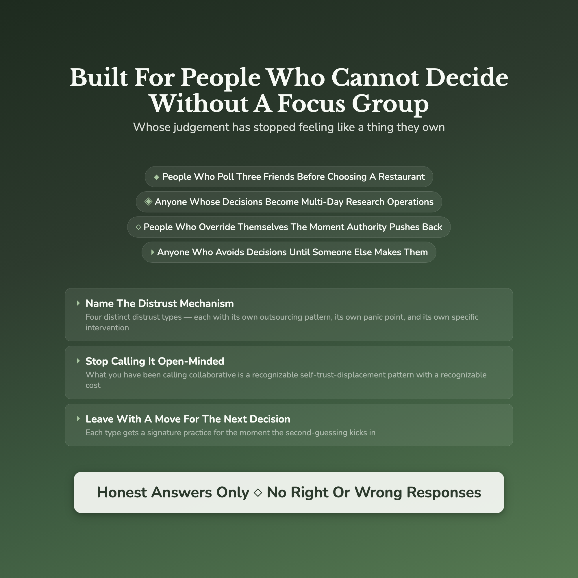 Overthinking Quiz — who this workbook is for