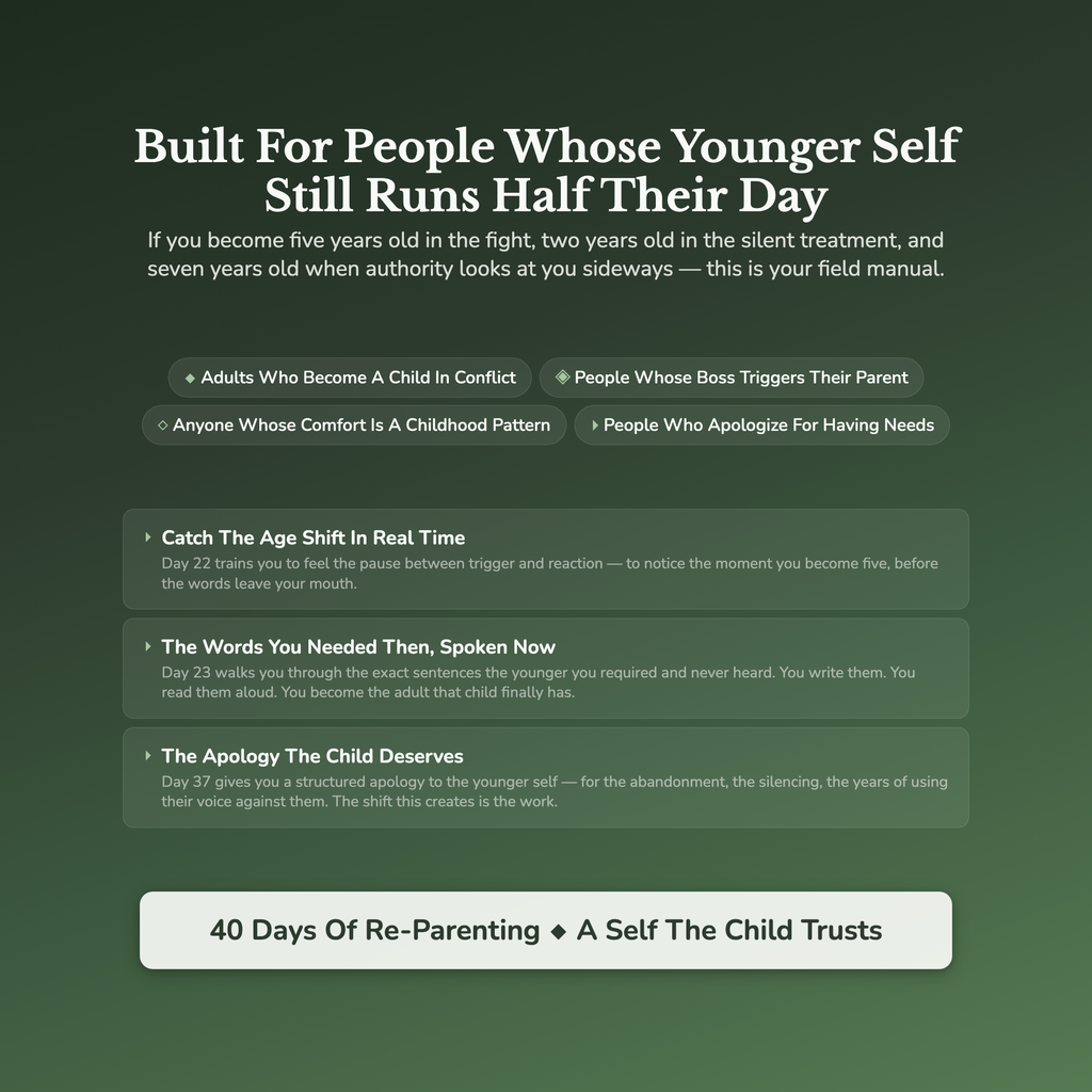 Inner Child Workbook & 40-Day Guide — who this workbook is for