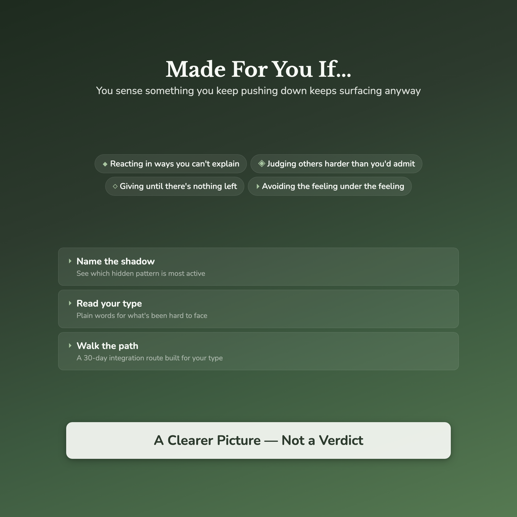 Shadow Work Quiz & Workbook – Which Shadow Is Running You – Interactive Self-Assessment