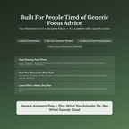 Distraction Type Profile — who this workbook is for