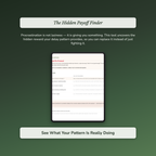 Procrastination Workbook — sample interactive page