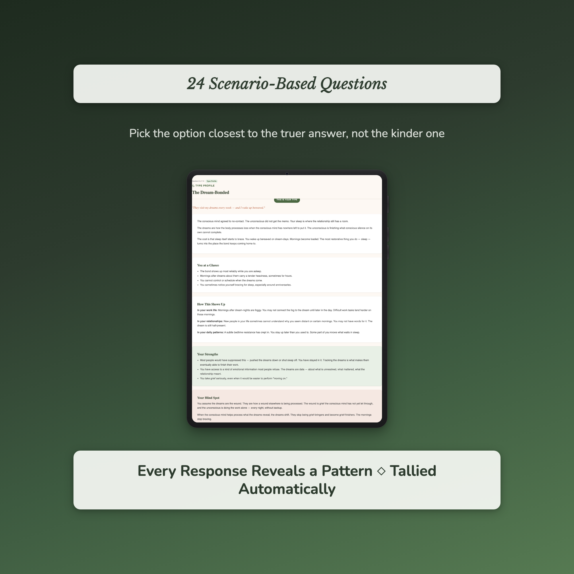 Breakup Quiz — sample interactive page