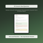Life Satisfaction Profile — sample interactive page
