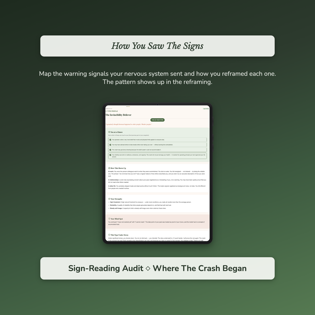 `Burnout Quiz — sample interactive page