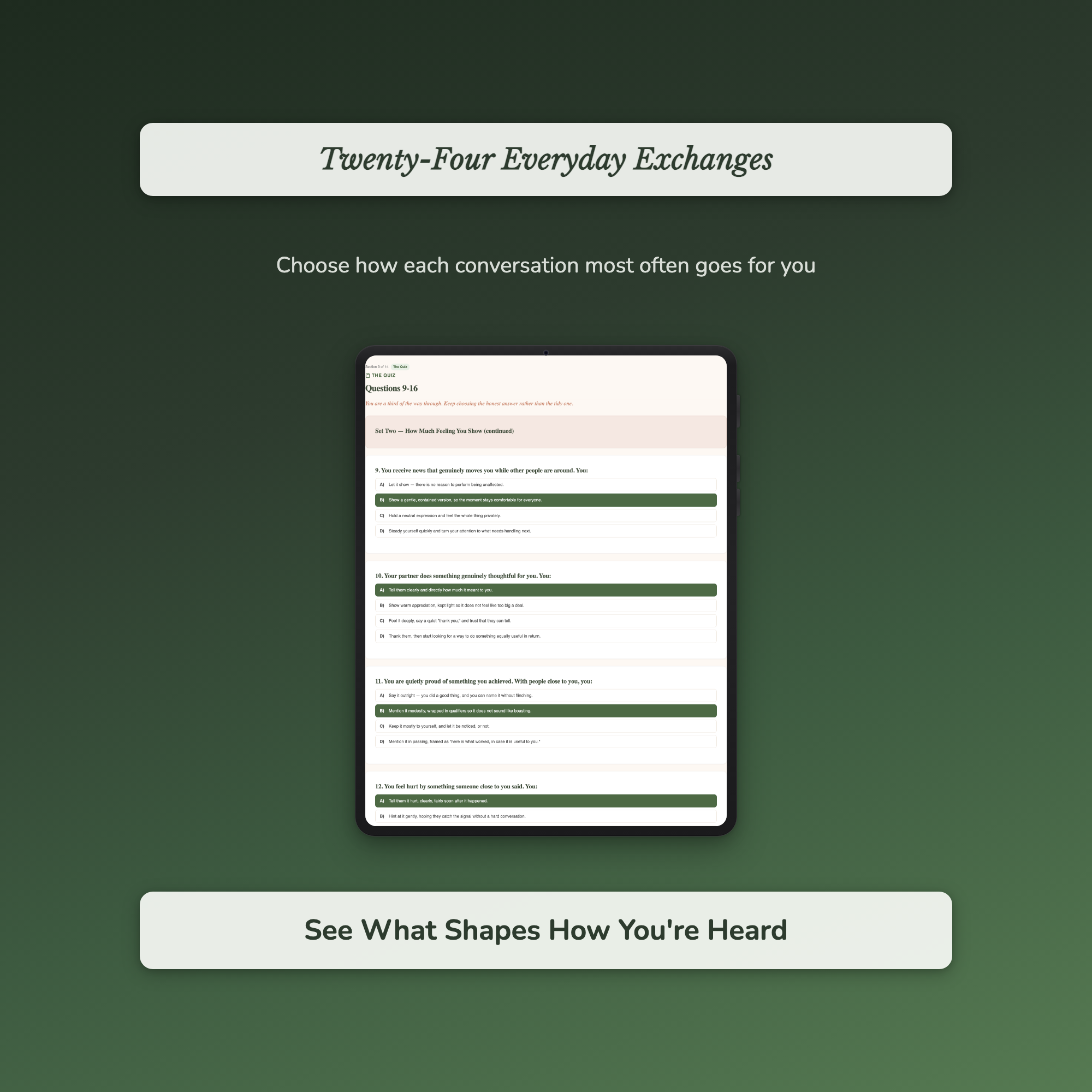 Communication Quiz & Workbook – Why You Keep Being Misread – Interactive Self-Assessment