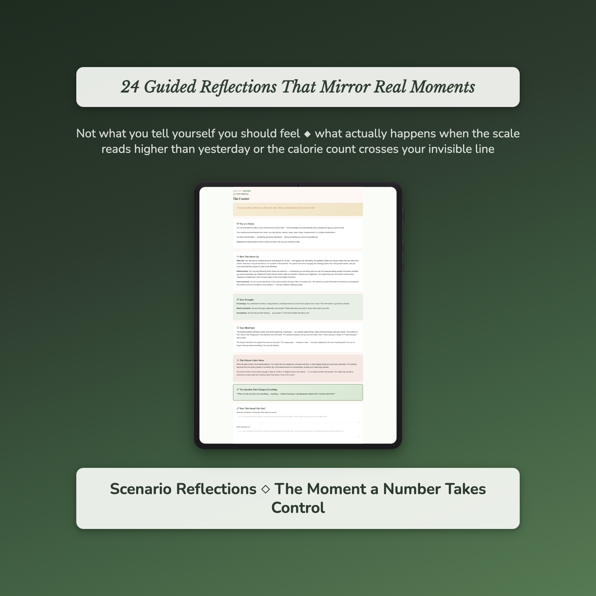 Number Obsession Profile — sample interactive page