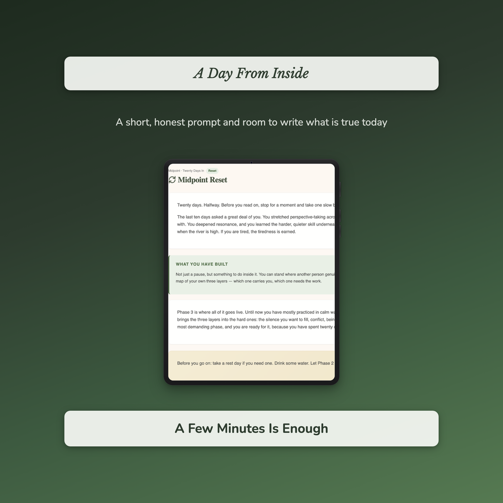 Empathy Workbook & 40-Day Journal – Listen Without Fixing – Interactive Digital Guide
