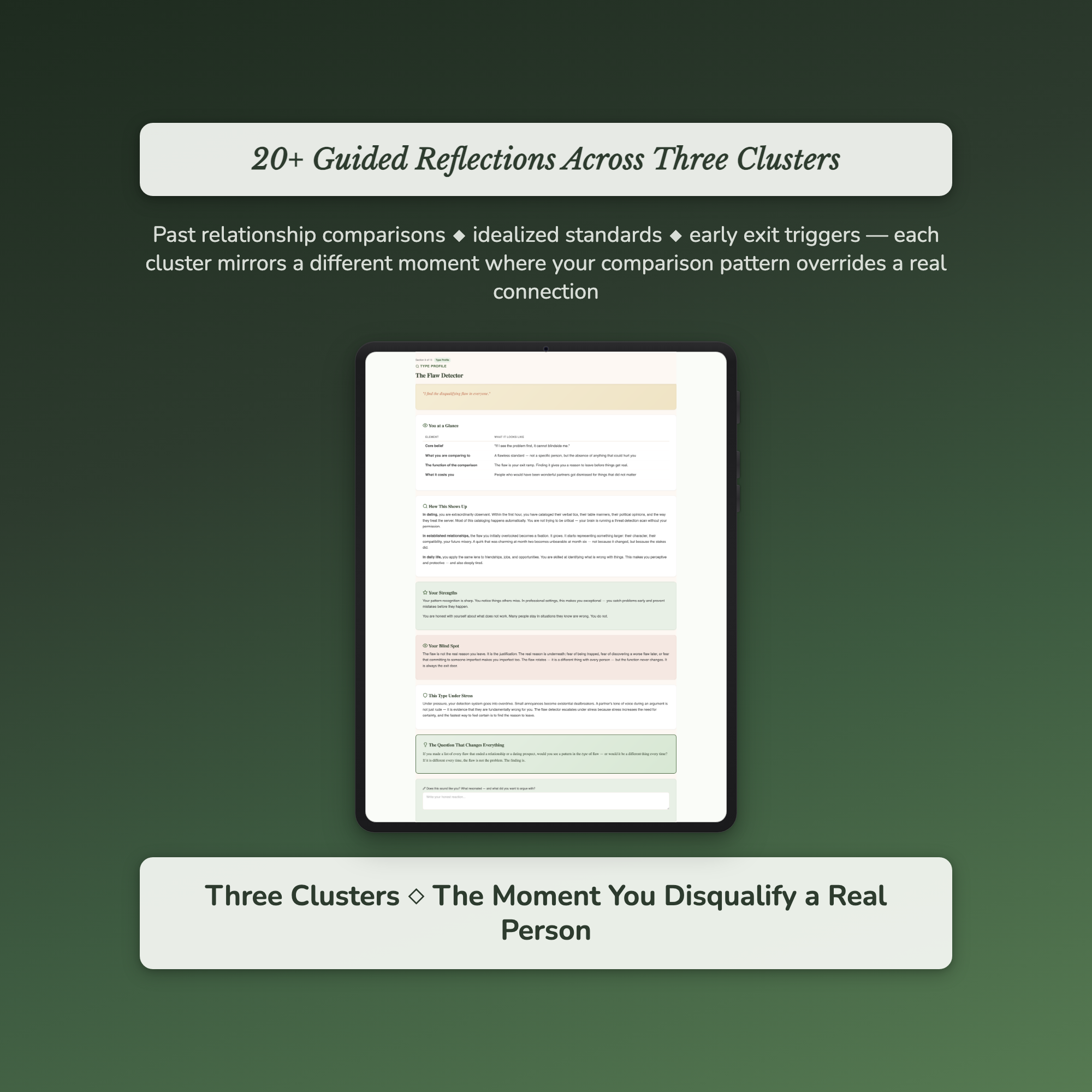 Partner Search Profile — sample exercise page