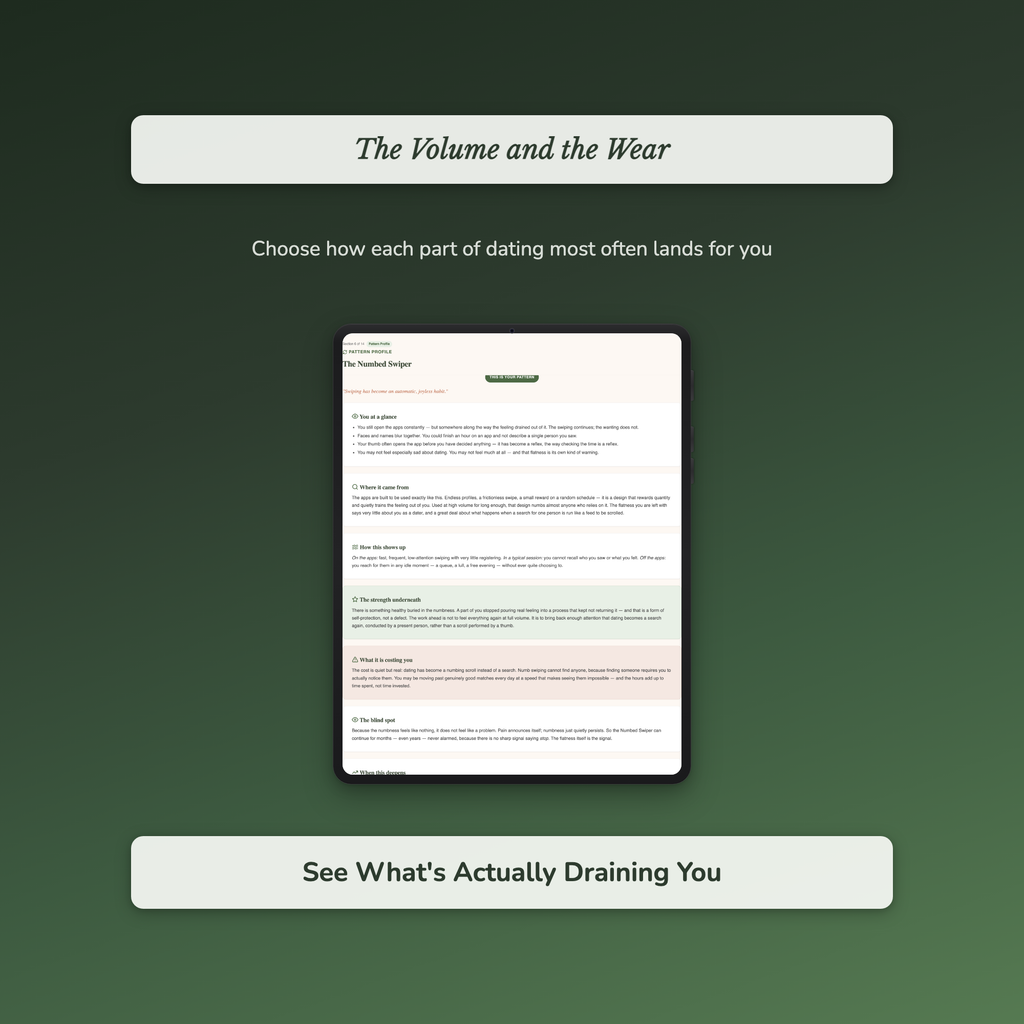 Dating App Burnout Quiz & Workbook – Swipe Fatigue – Interactive Self-Assessment