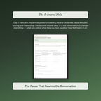 Active Listening Workbook & 40-Day Training — sample interactive page