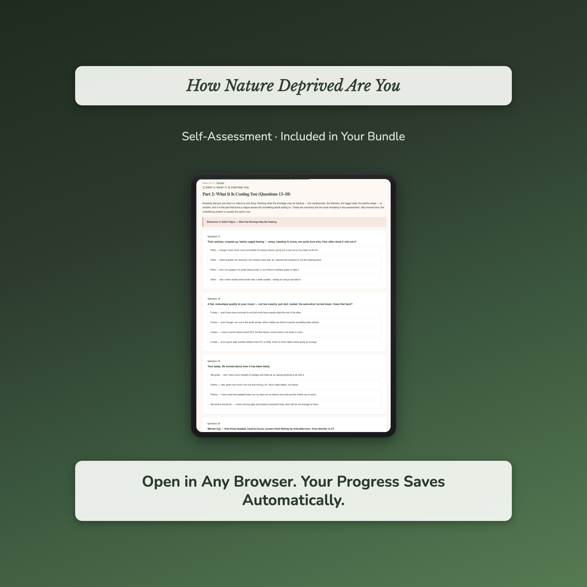 Spiritual Practice Bundle – Gratitude Presence Meditation 7 Tools – Interactive Digital Bundle