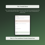 Loneliness Workbook & 40-Day Guide — sample interactive page