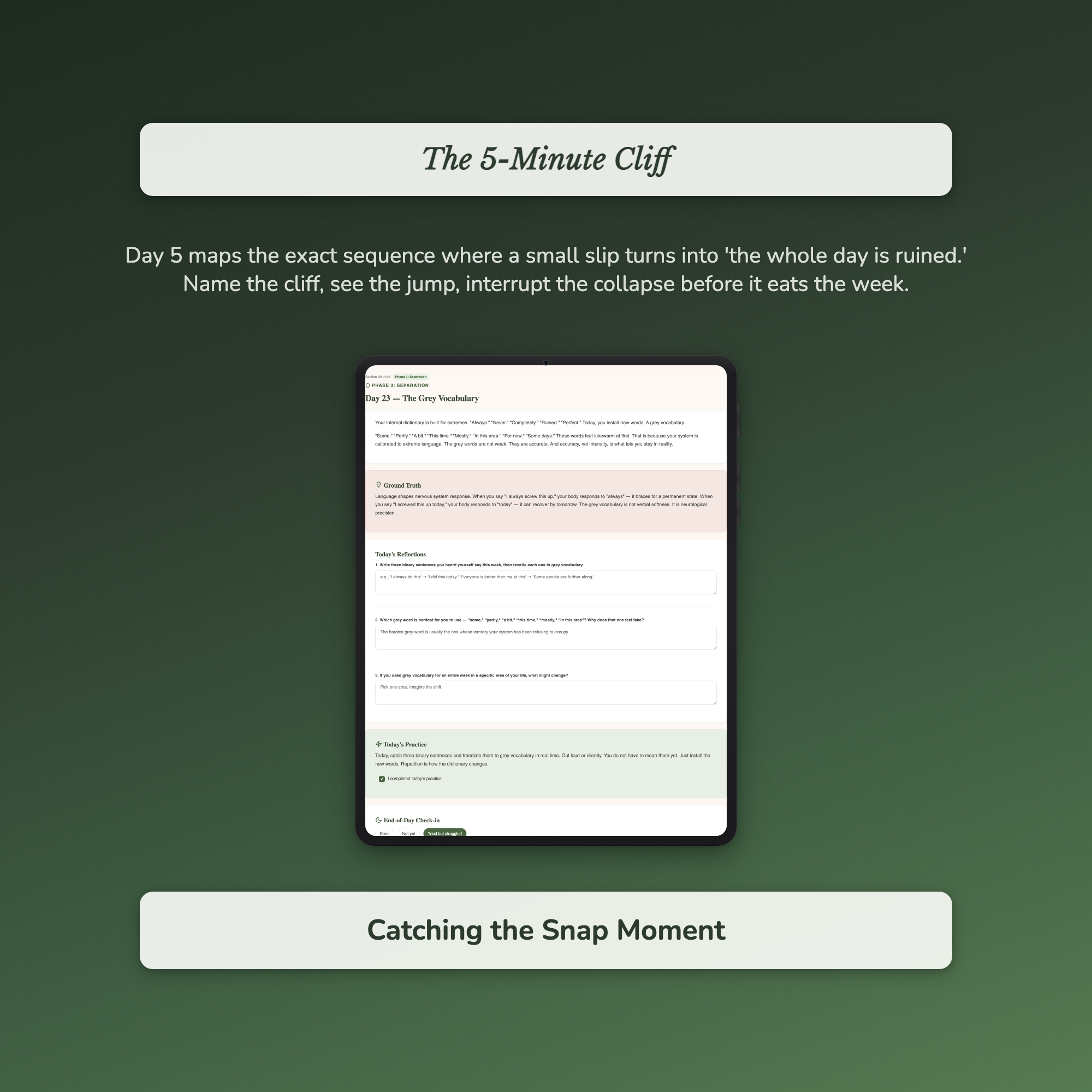 All or Nothing Workbook & 40-Day Guide — sample interactive page