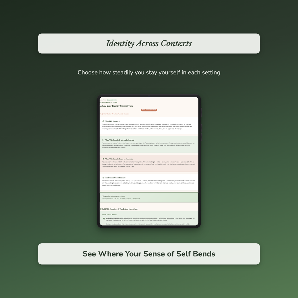 Identity Quiz & Workbook – Who Am I Really? – Interactive Self-Assessment