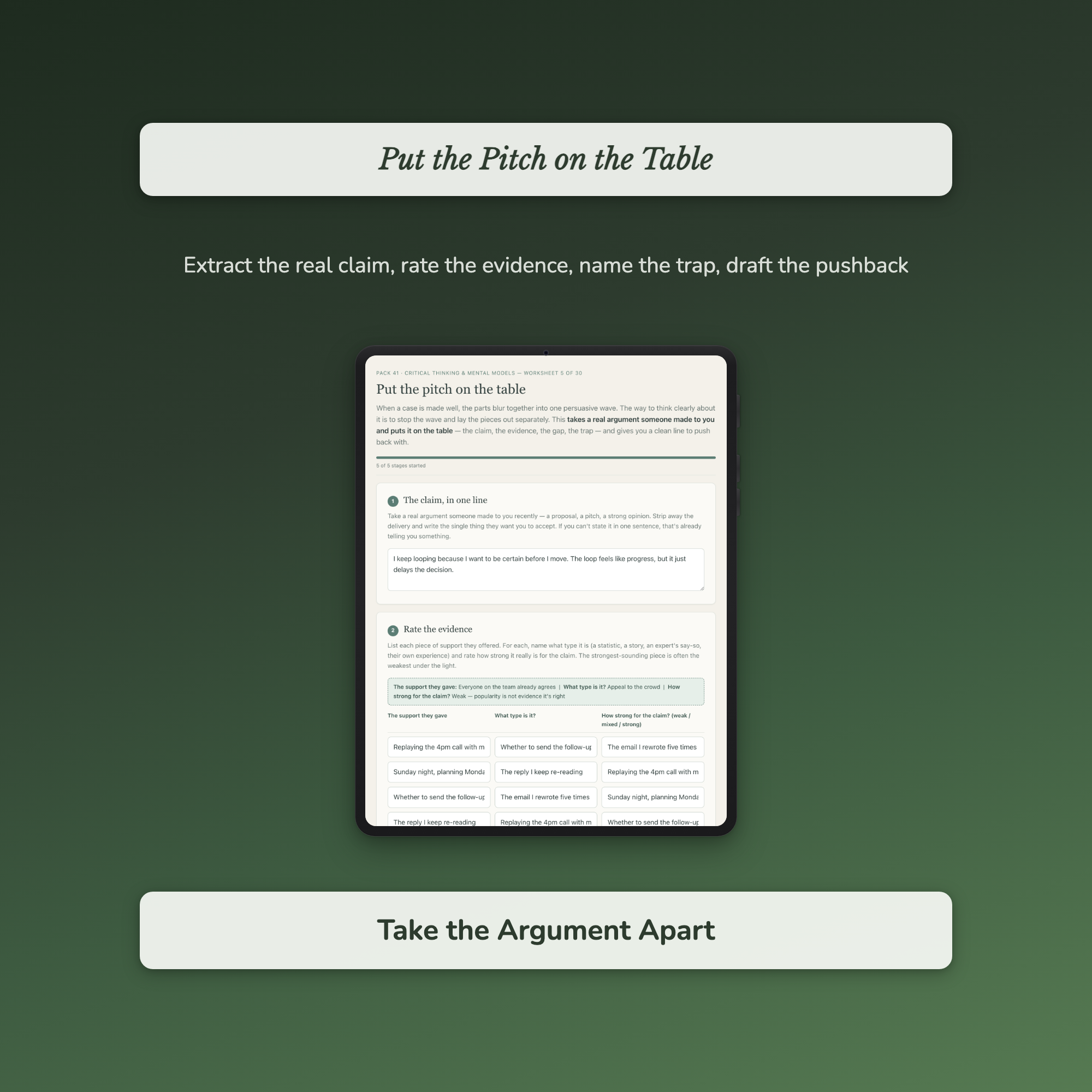 Critical Thinking Worksheets – Mental Models, Clear Thinking, Logic & Bias – Interactive Worksheets Bundle
