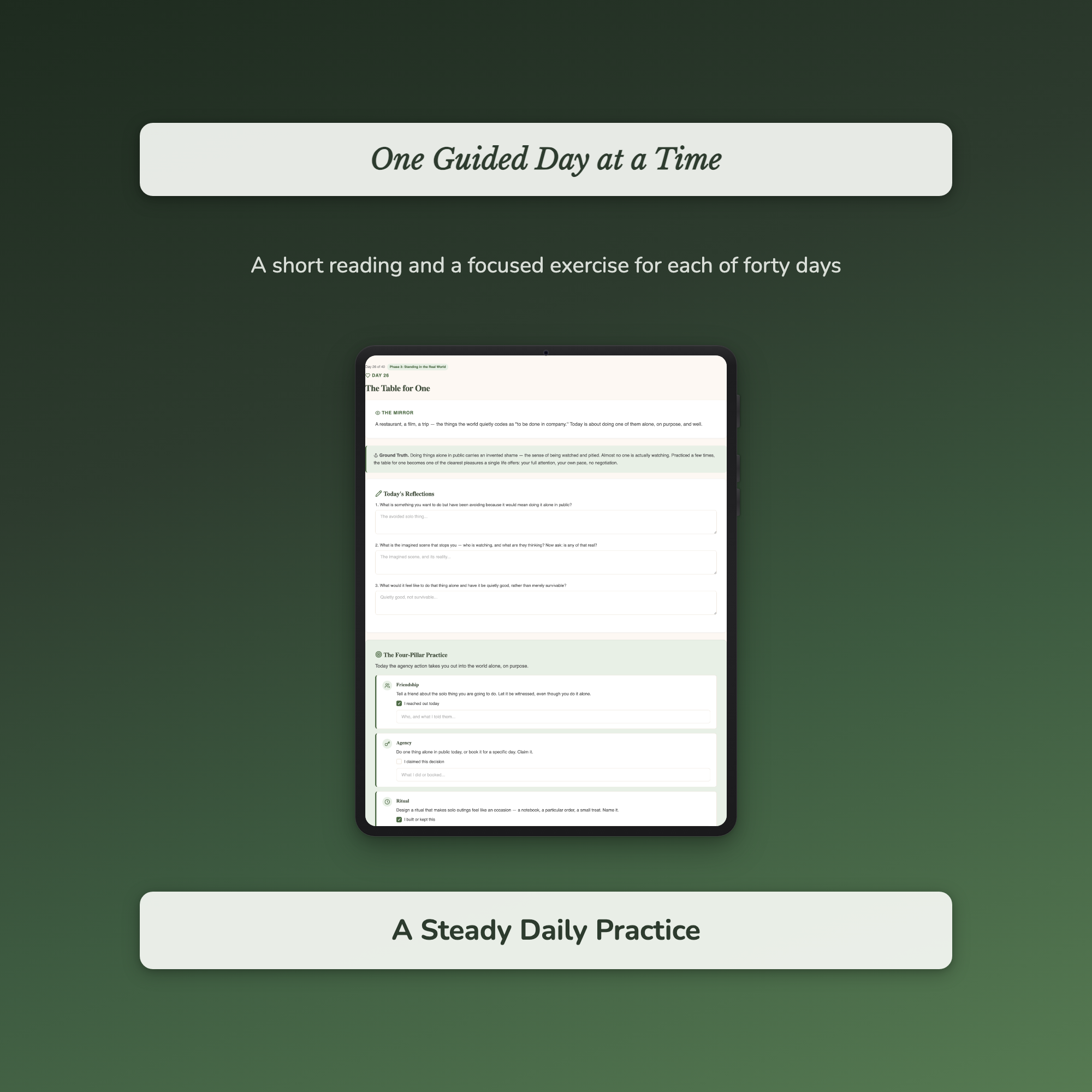 Single Life Workbook & 40-Day Journal – Embracing Singlehood – Interactive Digital Guide