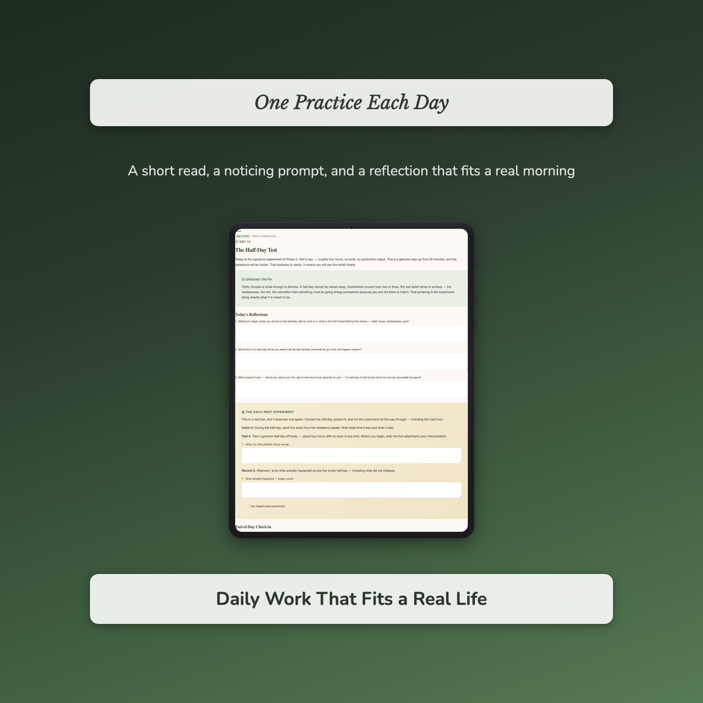 Burnout Workbook & 40-Day Journal – For the High-Functioning – Interactive Digital Guide
