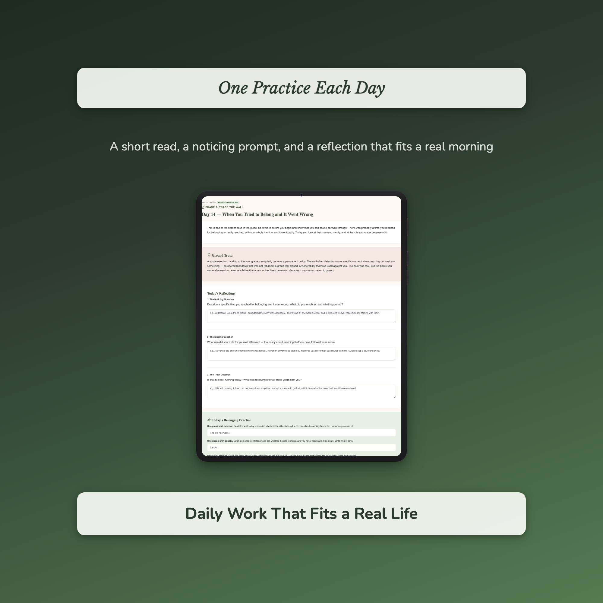 Outsider Workbook & 40-Day Journal – Crossing the Glass Wall – Interactive Digital Guide