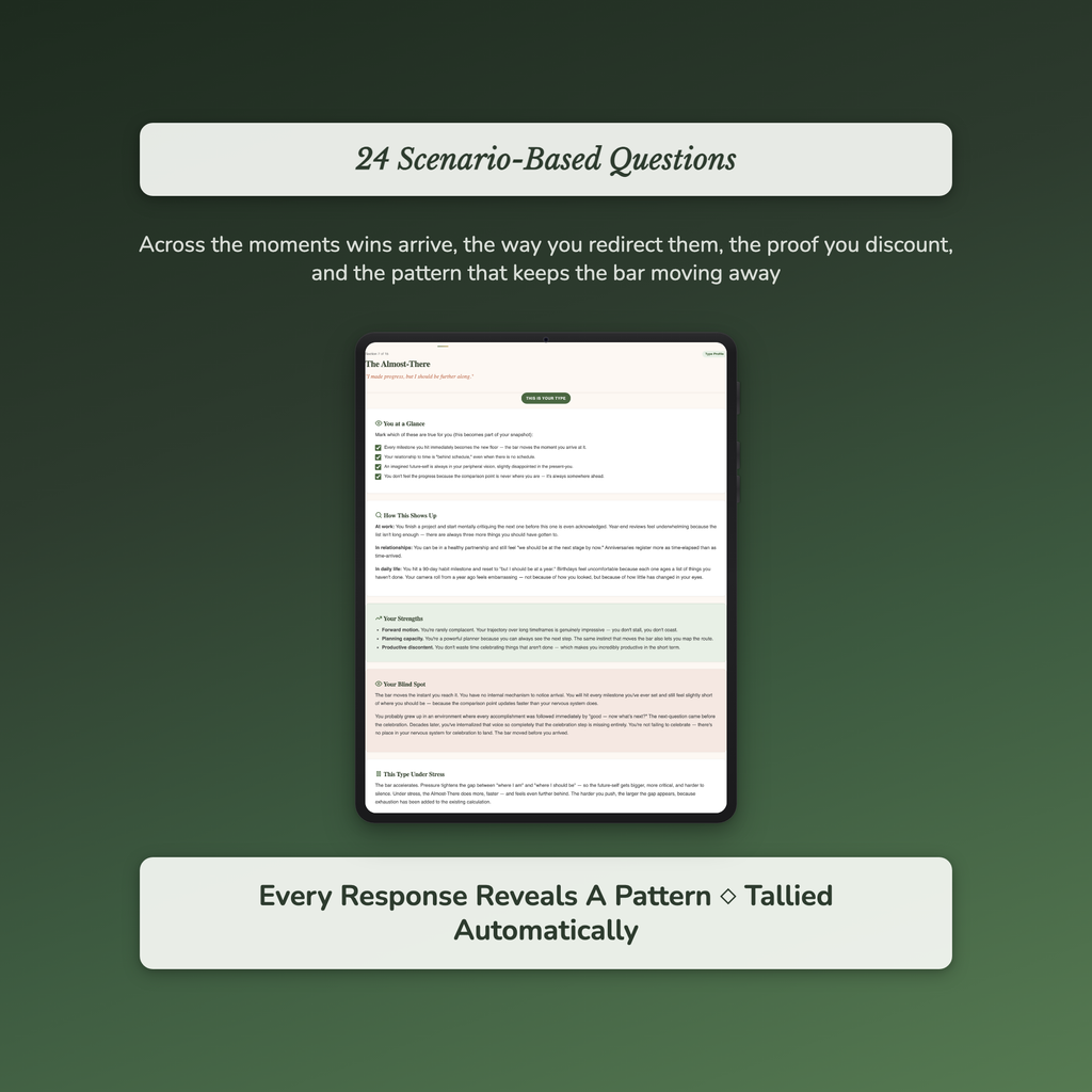 Imposter Syndrome Quiz — sample interactive page