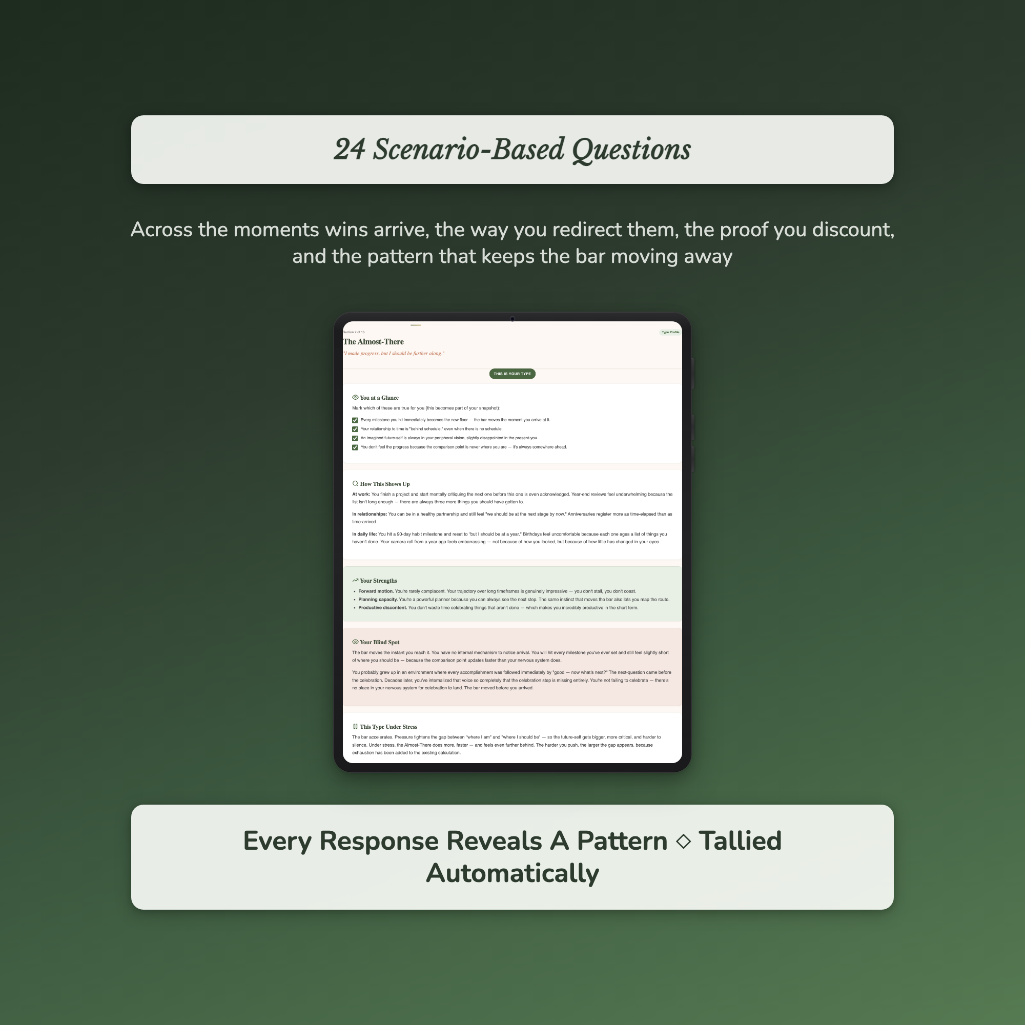 Imposter Syndrome Quiz — sample interactive page