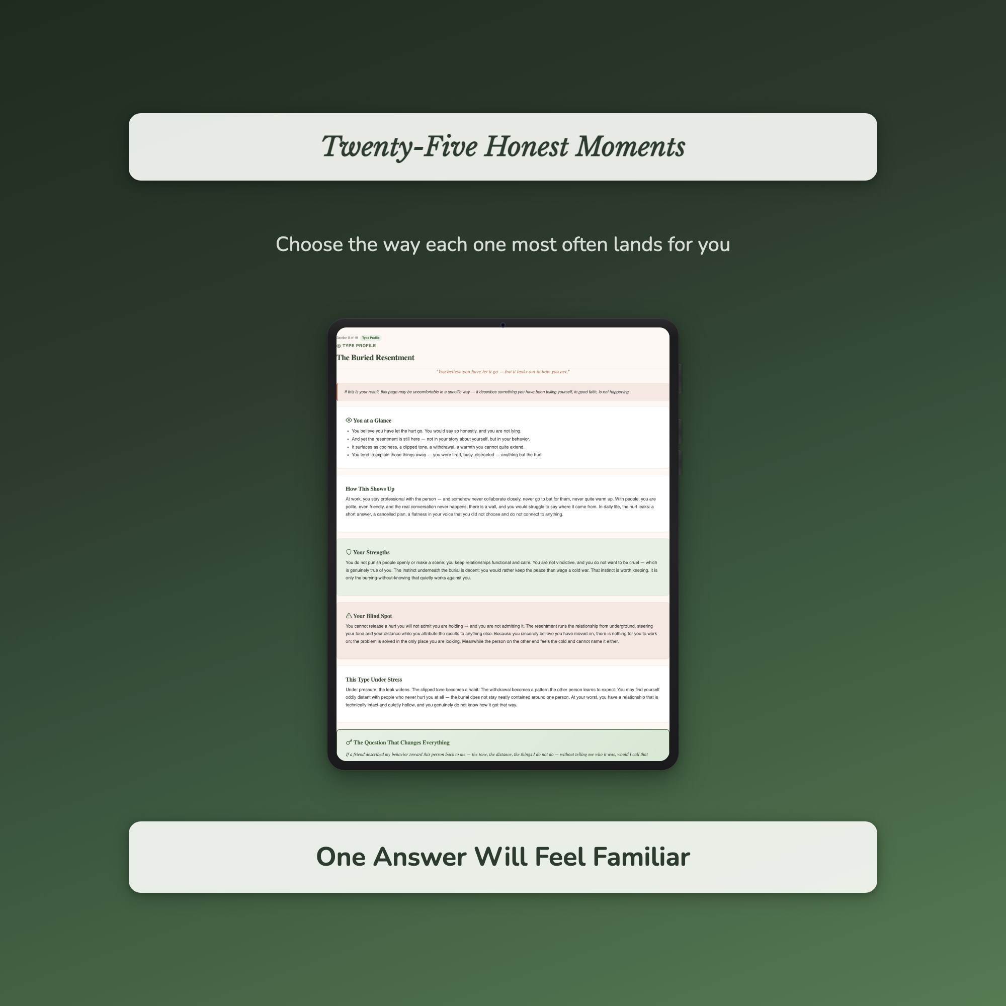 Letting Go Quiz & Workbook – What Are You Still Holding – Interactive Self-Assessment