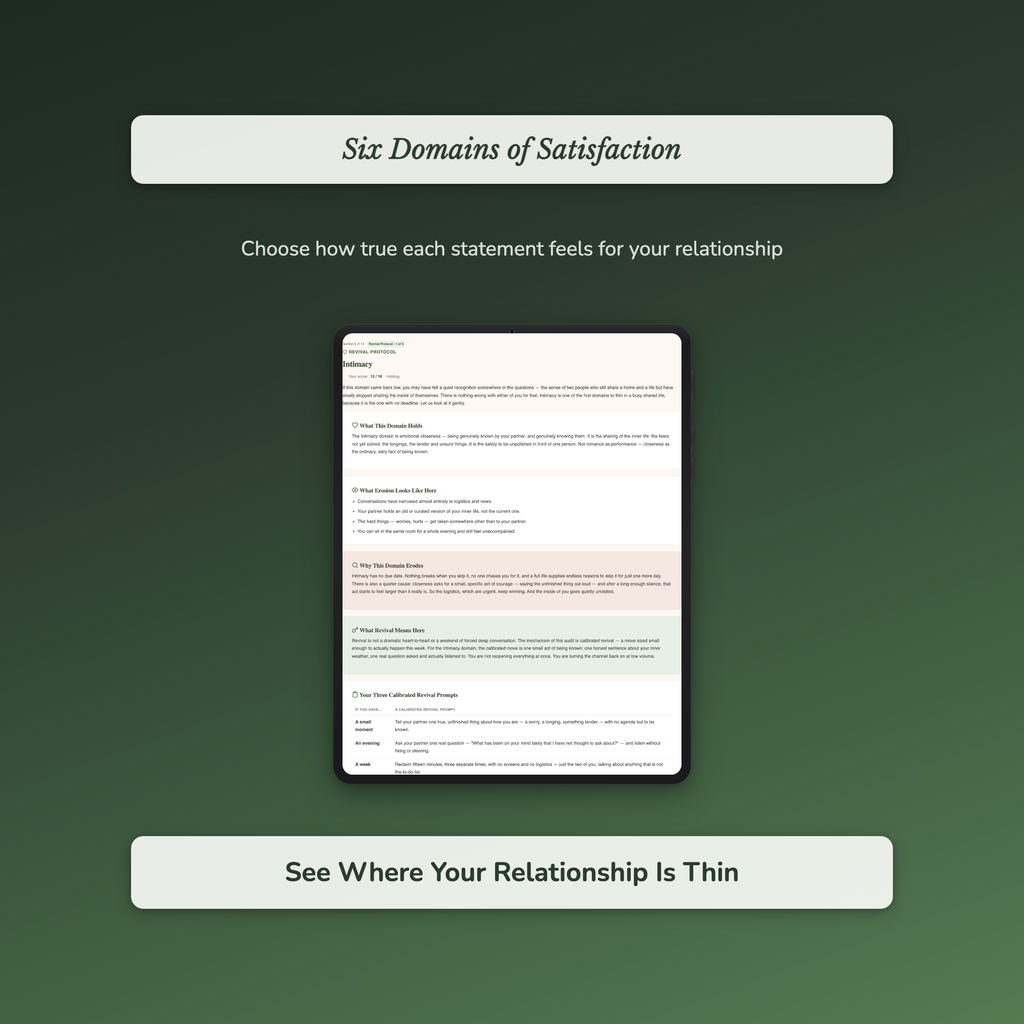 Relationship Audit Quiz & Workbook – What's Off Between Us? – Interactive Self-Assessment