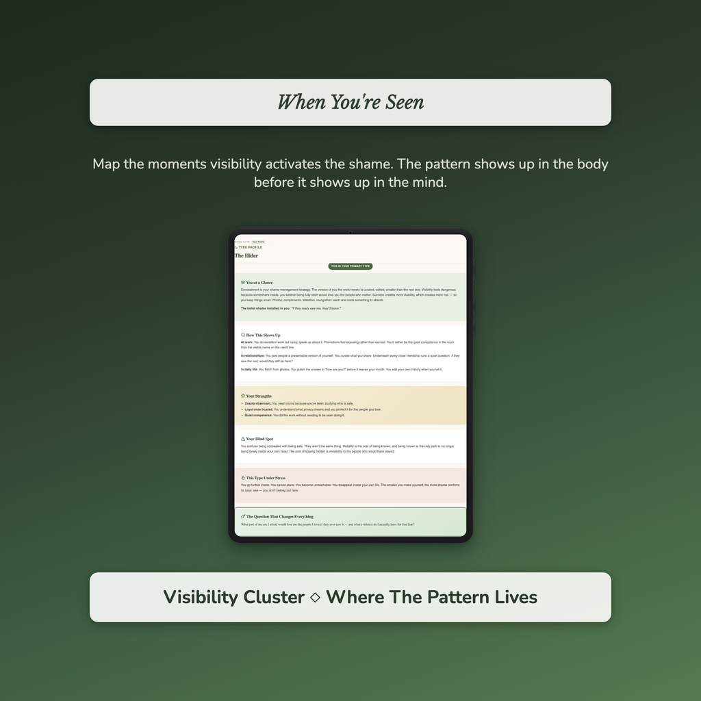 Shadow Work Quiz — sample interactive page