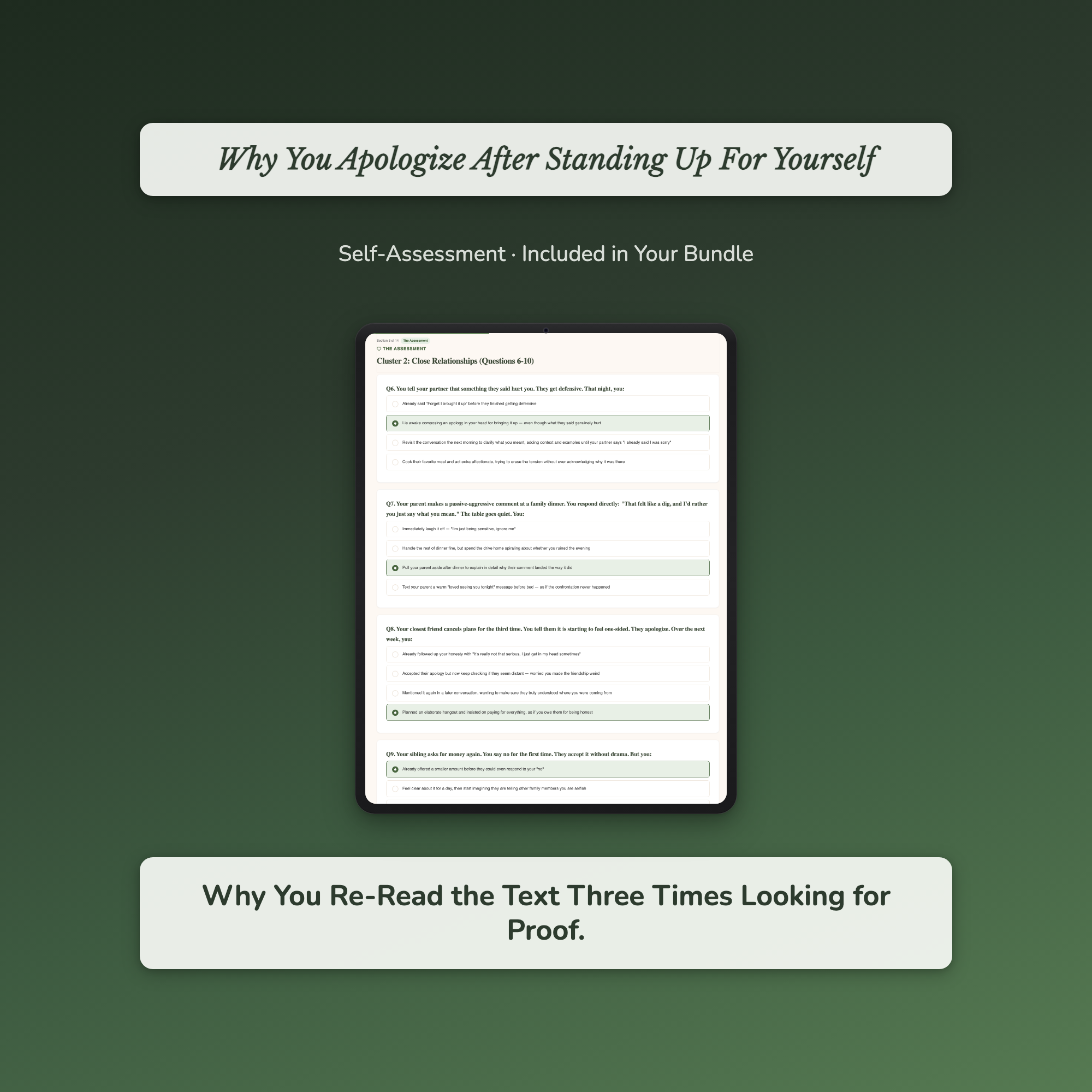 People Pleasing Quiz Bundle – Why I Need Constant Reassurance – Interactive Digital Bundle