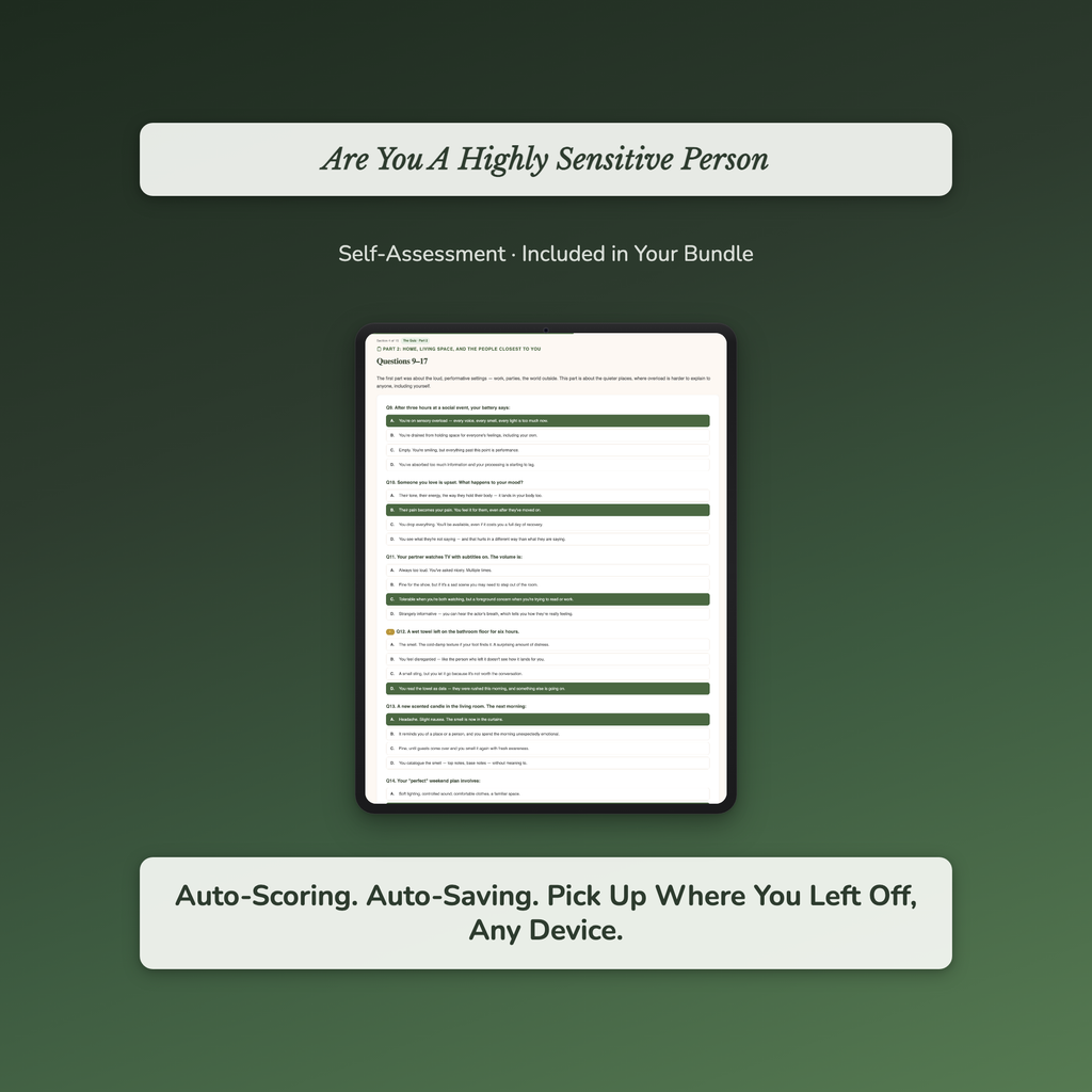 Highly Sensitive & Emotional Intensity Bundle