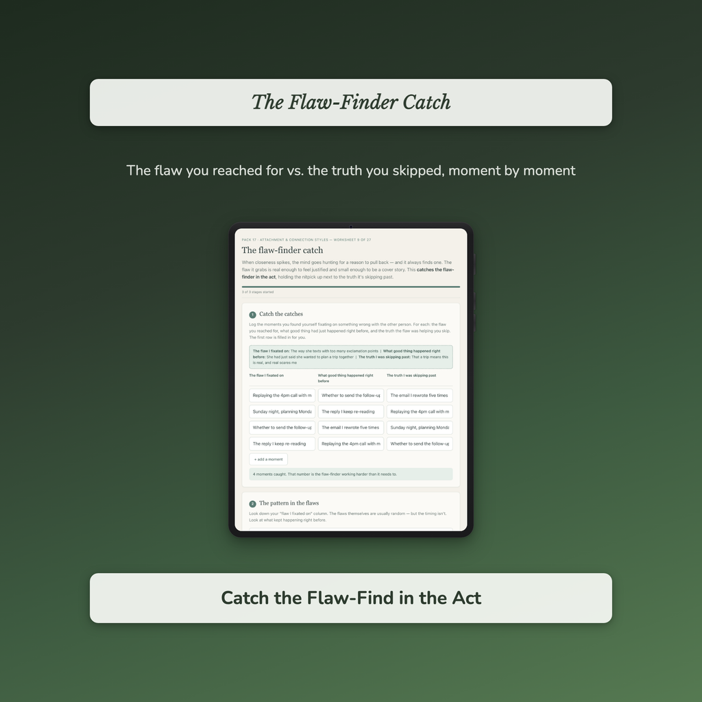 Attachment Style Worksheets – Anxious & Avoidant, Fear of Closeness, Intimacy – Interactive Worksheets Bundle