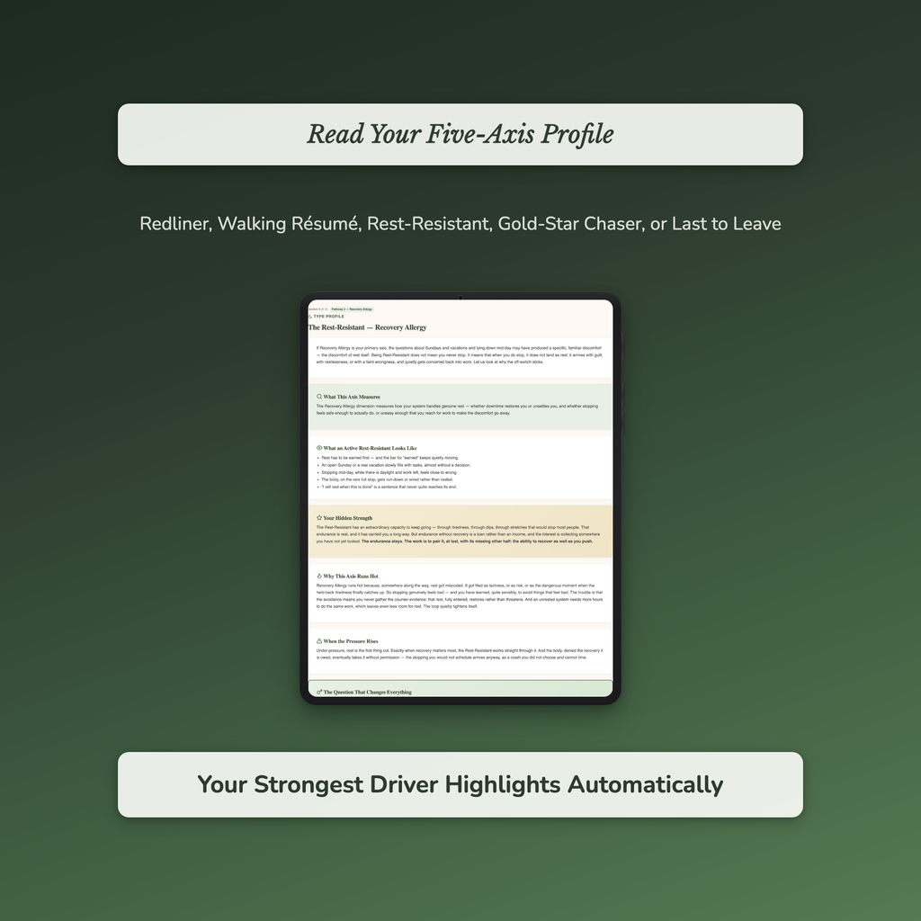 Workaholic Quiz & Workbook – Why You Can't Put Work Down – Interactive Self-Assessment